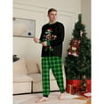 thumbnail image 5 of GYRATEDREAM Family Christmas Pjs Matching Sets Holiday Jammies Sleepwear Christmas Pajamas for Family Mommy and Me Xmas Outfits Xmas PJS Set for Couples and Kids for M(Dad) Black, 5 of 9