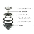 thumbnail image 4 of TOP-MAX 1 Set Stainless Steel Sink Drain Assembly Kitchen Sink Drain Strainer Accessories for Most of Kitchen Sinks, 4 of 8
