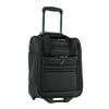 TPRC 17" Rolling Under-Seater Luggage With USB Port, Black