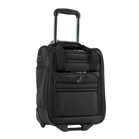 TPRC 17 Rolling Under-Seater with USB Port, Black (Best Rolling Carry On 2019)