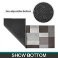 thumbnail image 7 of 2 Piece Grey White Geometric` Rug Kitchen Rug Set, Decor Kitchen Rugs, Absorbent Non-Slip Washable Floor Mats, Home Indoor Runner Rugs 17"x47"+17"x30", 7 of 7