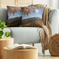 thumbnail image 5 of Ambesonne Fall Throw Pillow Cover 2 Pack, Fallen Leaves and Hills, 24", Multicolor, 5 of 7