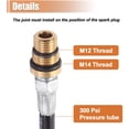 thumbnail image 1 of destyer Engine Air Valve Holder Car Motorcycle Pressure Pipe Engine Seal Removal Gauge Modification Fitting Cylinder Tester, 1 of 6