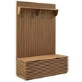 thumbnail image 2 of Modway Render Fluted 3-in-1 Hall Tree With Storage Bench and Coat Rack in, 2 of 10