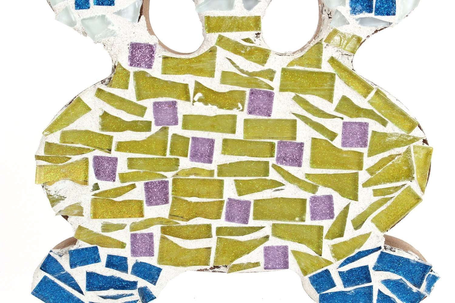 Milltown Merchants Medium Blue Glitter Tile 3/4 Inch Mosaic Tile (1 lb)