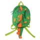 thumbnail image 5 of Mochila para niños pequeños con diseño de dinosaurio de dibujos animados, evita pérdidas, gran capacidad, con correa para niños de 2 a 4 años, color verde, 5 of 14