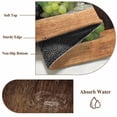 thumbnail image 6 of Round Rugs 4Ft, Wine Round Area Rug Washable Indoor Throw Carpet, Goblet Grapes Champagne Farmhouse Wooden Country Soft Non Slip Circle Rug for Kitchen Nursery Room Home Decor Aesthetic, 6 of 8