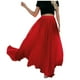 thumbnail image 1 of Faldas Para Mujer Moda Cintura Alta Pliegue Soild Vintage Loose Beach Wrap Maxi Falda Larga Odeerbi  ODB126938, 1 of 9