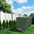 thumbnail image 6 of IBC Tote Cover, 420D Oxford Cloth Sunshade, Outdoor Water Tank Waterproof Cover for 1000L(264Gal) IBC Container, Ton Barrel Protective Hood Cover for Garden Backyard, Green, 6 of 6