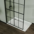 thumbnail image 5 of Resenkos Shower Enclosure Door,Shower Stall Door,46" X 72" Shower Screen Walk-in Wet-room Black, 5 of 8