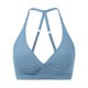 thumbnail image 4 of Sujetador deportivo a prueba de golpes para mujer - Tirantes ajustables, cuello en V, relleno extraíble, nailon/spandex, yoga, running, fitness, tallas S-XL, contorno de pecho 66-75 cm, 4 of 6