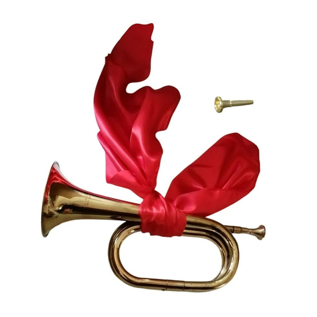 Trompeta, , instrumento de viento metal , con boquilla, instrumento musical, trompeta de caballería para orquesta principiante, banda