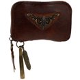 thumbnail image 1 of AMERTEER 1pc Car Key Case Portable Car Key Storage Bag Genuine Leather Car Key Pouch, 1 of 6