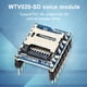 thumbnail image 5 of Módulo de voz WTV020-SD Módulo de voz WTV020-SD compatible con tarjeta de memoria de 32M-1GB módulo de voz de consola de juegos, 5 of 9