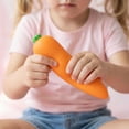 thumbnail image 4 of 5.51" Carrot Stress Toys, Carrot Squishy, Squeeze Fidget for Adults Novelty Office Decor & Relaxation Tool, Easter Gifts, 4 of 8