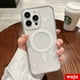 thumbnail image 4 of WUJU Crystal Clear Acrílico Duro Inalámbrico Carga Magnética Funda Compatible Para iPhone 11 12 13 14 Pro Max 14 Plus mini X XR XS 7 8 SE Transparente A Prueba De Golpes, 4 of 4