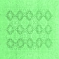 thumbnail image 1 of Ahgly Company Indoor Square Oriental Emerald Green Traditional Area Rugs, 7' Square, 1 of 4