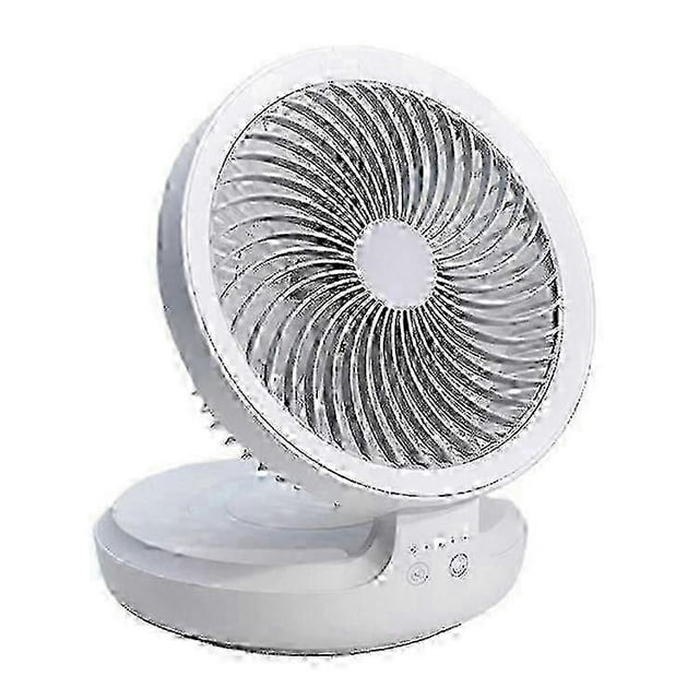 AURA EDON E808 Portable Desktop Wall Mount ABS Fan Cooler Foldable Rechargeable Summer Cooling Fan