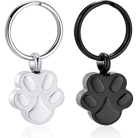 Pet Cremation Ash Urn Keychain Pet Ashes Cremation Jewelry for Dog Cat Keepsake Urn Keyring Ash Holder