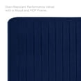 thumbnail image 6 of Modway Milenna Channel Tufted Performance Velvet King/California King Headboard in Navy, 6 of 10