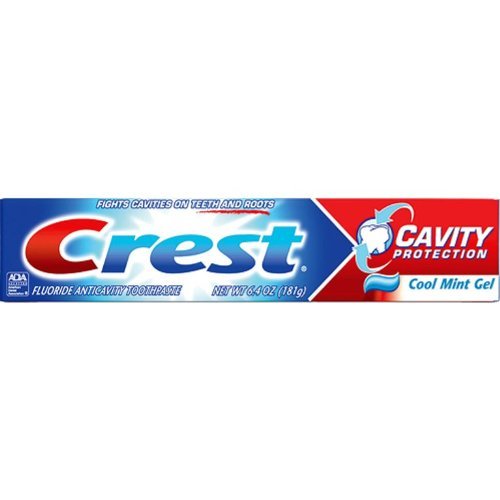 5 Pack Crest Fluoride Anticavity Toothpaste, Regular Paste 4.6 Oz