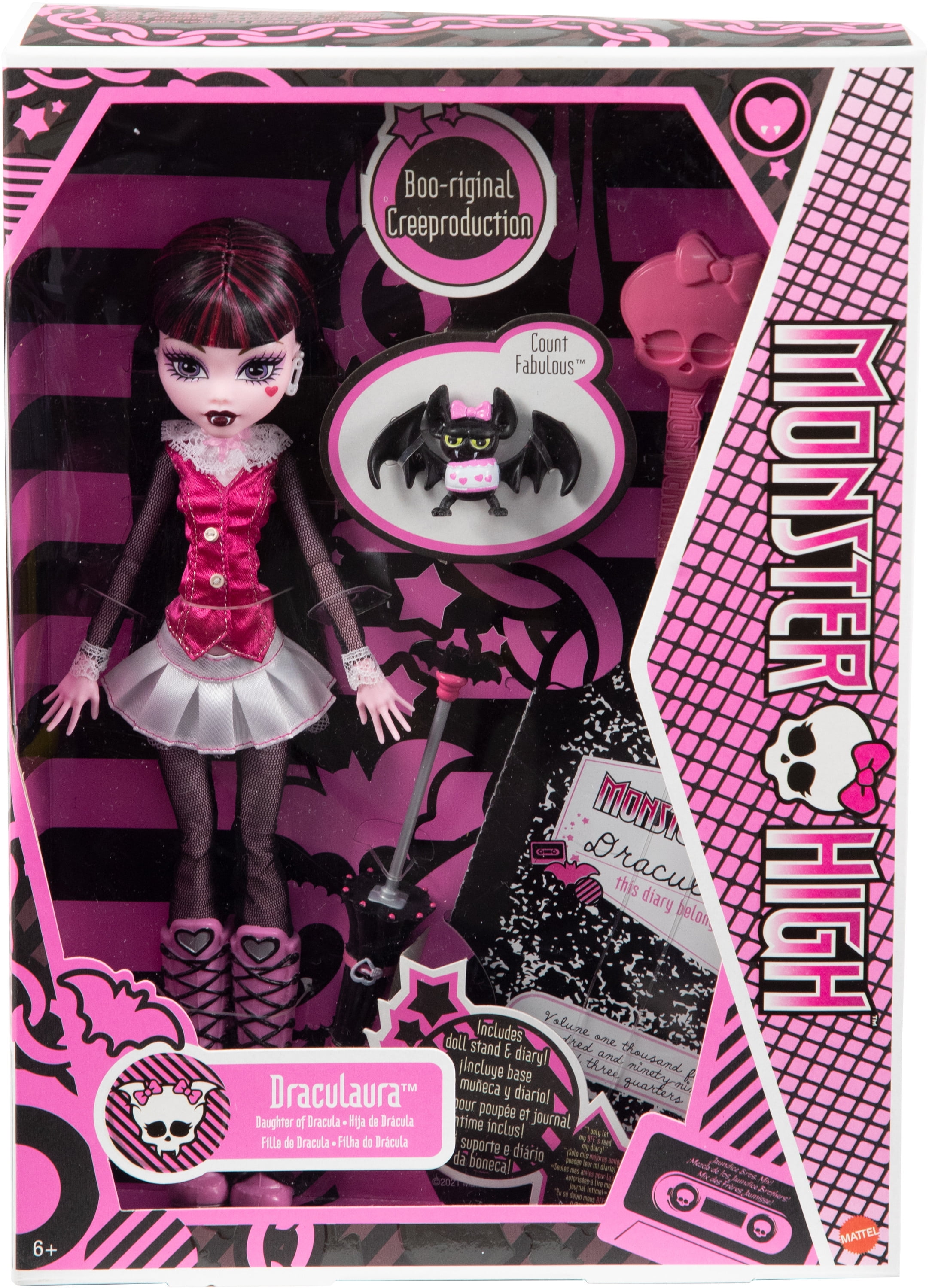 Monster High Draculaura Reproduction Doll with Doll Palestine