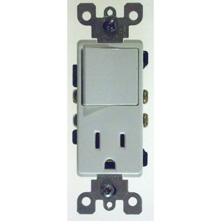 Leviton 109-5625-ISP Ivory Commercial Grade Decora AC Combination Switch