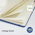 thumbnail image 4 of Vivin 3 Pack Lined Journal Notebooks for Writing, 192 Pages, 5.5 x 8.3 inch, Hardcover, Navy, 4 of 7
