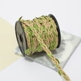 thumbnail image 2 of Dianli Savings Faux Jute Twine Decoration DIY Rattan Photo Wall Kit, Simulation Green Leaves & Colorful Rings, Home or Classroom Wall Art Decoration Set Limited-Time Clearance Savings, 2 of 7