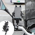 thumbnail image 3 of Soporte de metal para motocicleta, soporte de rotación ajustable de , soporte para , apto para motocicletas, motocicletas, se la la adaptaciónción a Espejo lateral shamjiam Soporte para teléfono de motocicleta, 3 of 8