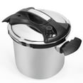 thumbnail image 3 of Barton 10.5QT Stainless Steel Stovetop Pressure Cooker, Secure Locking, Gas, Electric & Induction Compatible, 3 of 9