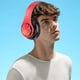 thumbnail image 4 of Auriculares Bluetooth RGB con Luz Respiratoria Over-Ear Rojos, 4 of 7