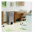 thumbnail image 3 of Step-On Trash Can, 23 gal, Resin, Platinum Metallic | Bundle of 2, 3 of 8