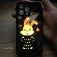 thumbnail image 1 of Funda con Flash LED para iPhone, carcasa moderna de cristal para modelos 13 Pro Max, 12, 14, 11, 7, 8 Plus, X, XR, XS, SE20 Fivean unisex, 1 of 2