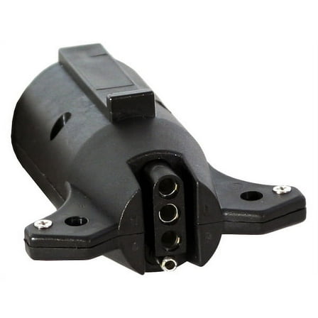 Buyers Products 7-Way Flat to 4-Flat Plastic Trailer Connector Adapter TC2074P