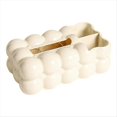thumbnail image 1 of Cubierta de Caja de Pañuelos , Dispensador de Caja de Pañuelos de Lujo Ligero, Cubierta de Caja de Pañuelos Ensanchada, Organizador de Papel de Escritorio para Dormitorio B, 1 of 5