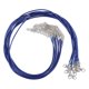thumbnail image 3 of 100 piezas de cordón de collar encerado de longitud ajustable, collar de cuerda de producción DIY para fabricación de joyas, azul oscuro, 3 of 12