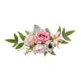 thumbnail image 3 of PEW Flores Flores Artificiales Luz Lujo Elegante Colores Silla Respaldo Flor para C, 3 of 9
