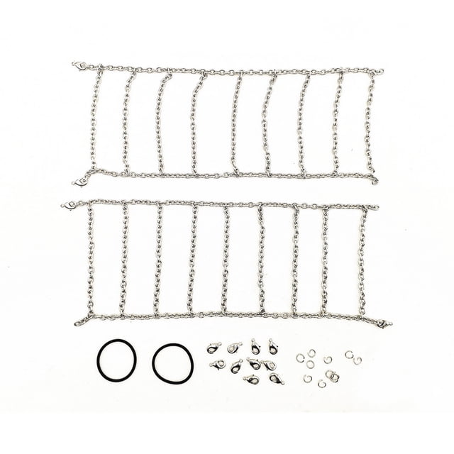 Ounissouiy Moto de nieve Rc de 2 piezas para nieve, resistente al agua, de alta calidad, no es fácil de deformar, cadenas de neumáticos de diseño Kits de construcción modelo 115-120MM Ounissouiy FN001828-02