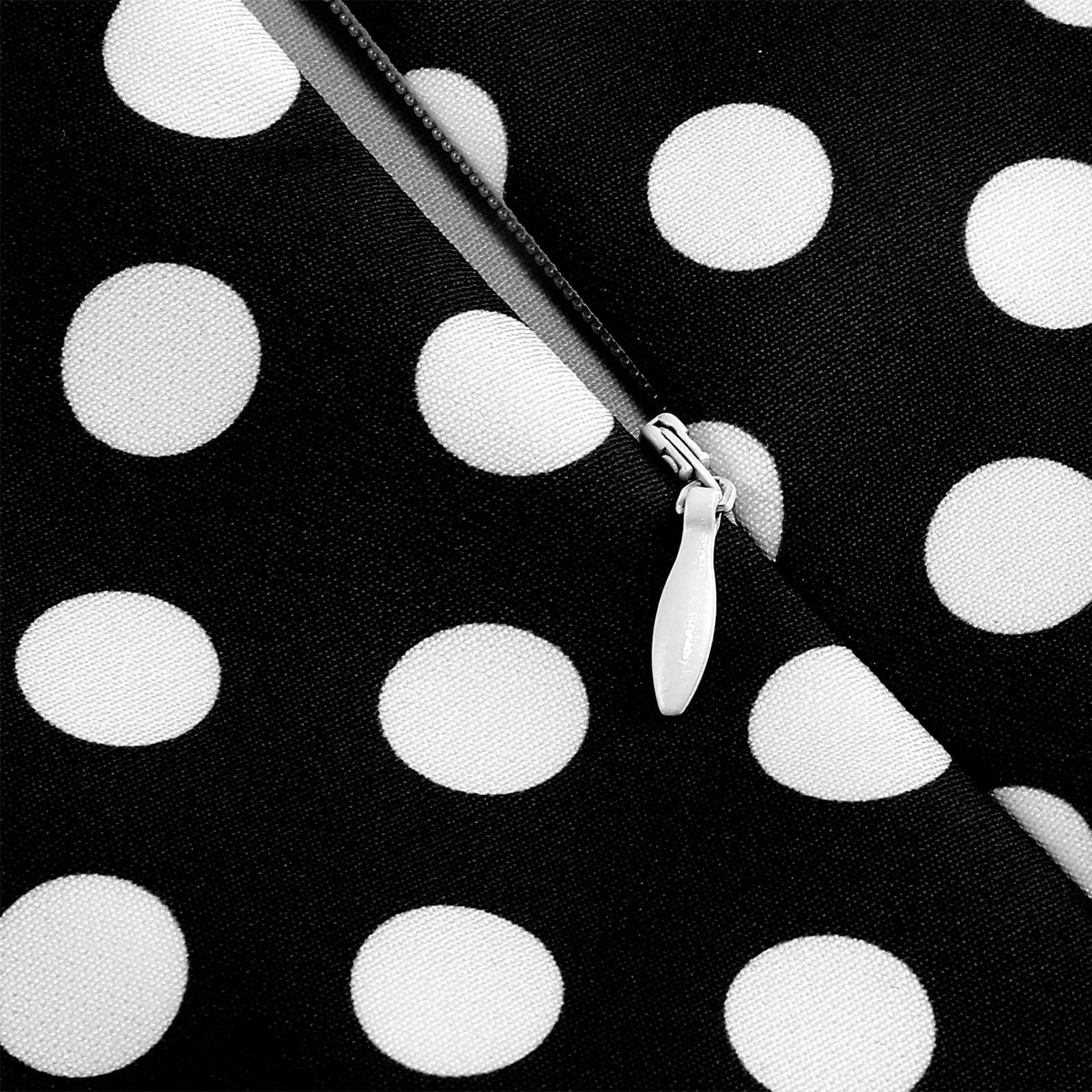 Sentmoon Dinner Dress Summer Polka Dots Print Spring Dresses for Women 2026 Short Sleeve Cocktail Plus Size Elegant Dresses for Women Beach Day Essentials for Festival and Music Event XL