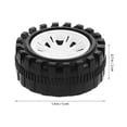 thumbnail image 4 of Miangastore 10 Pcs Jouets de Voiture Pneus Roues Modèle de Voiture DIY Assembler Roues Petites Roues de Voiture Jouet Camion Roues en Plastique, 4 of 9
