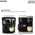 Keurig KDuo Mesh Reusable Filter For Ground Coffee, Gold
