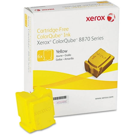 Xerox 108R00952 Yellow Solid Ink Stick, 6/Box