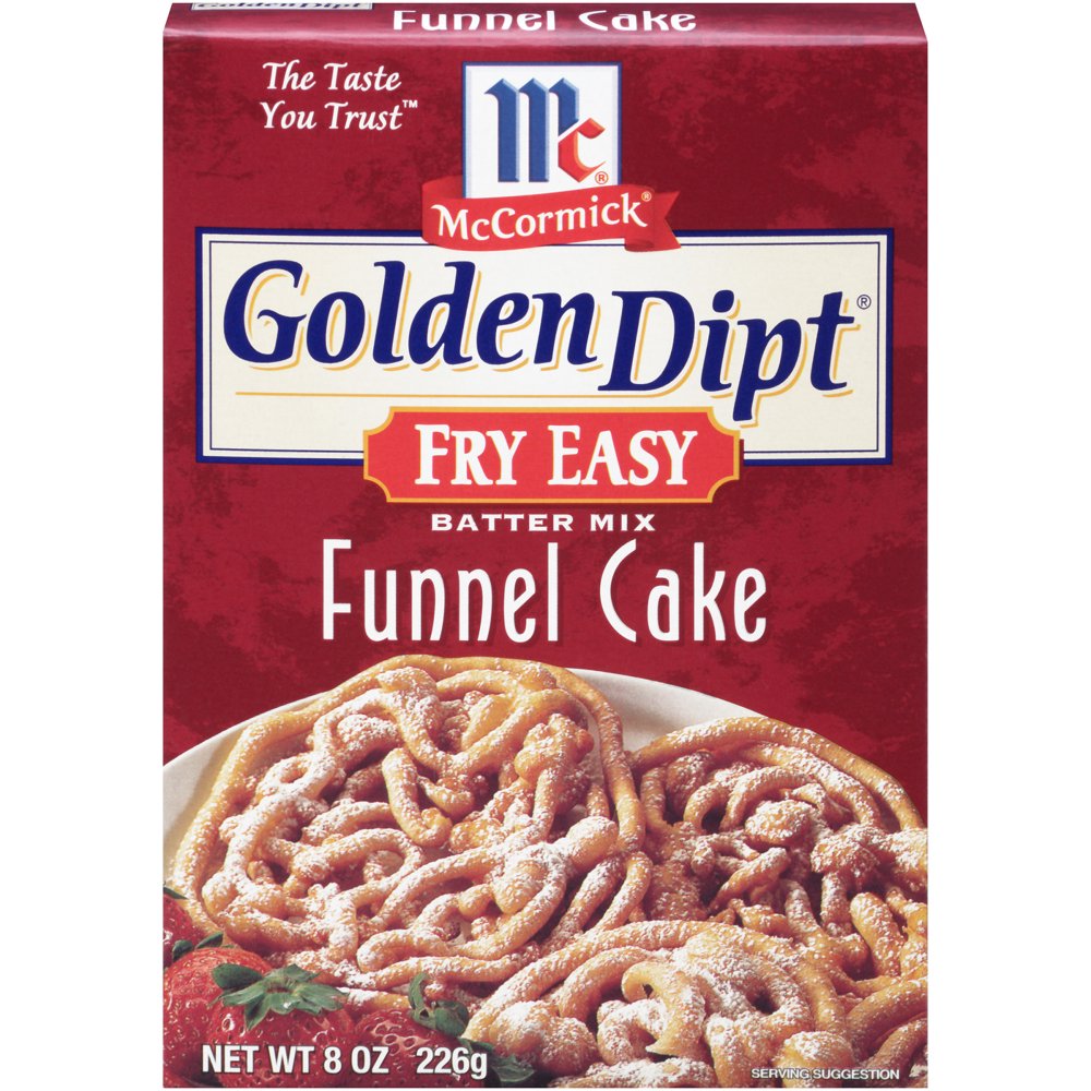 McCormick Golden Dipt Fry Easy Funnel Cake Batter Mix, 8