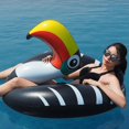 thumbnail image 2 of Inflatable Swimming Ring Tropical Toucans Park Pool Float Party Toy, 2 of 5
