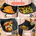 thumbnail image 4 of Beautiful 6 Qt Air Fryer with TurboCrisp Technology, EverGood Ceramic Nonstick Coating, Rose by Drew Barrymore, 4 of 17