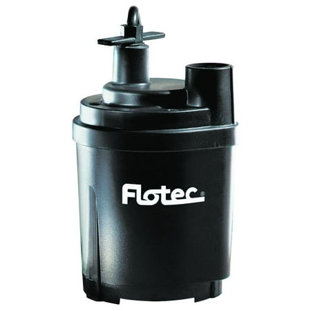 Flotec Tempest FPOS1300X Multi-Purpose Water Removal Utility Pump, 1470 gph, 1/6 hp, 115 VAC, 60 Hz,