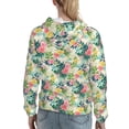 thumbnail image 7 of Sigee Tropical Flowers for Women's Pullover Hoodie Sweatshirts Adult Casual Long Sleeve Sweatshirts ,Sizes S-2XL-XX-Large, 7 of 7