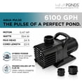thumbnail image 6 of Half Off Ponds Simply Waterfalls 6100 PVC Waterfall Kit with MatrixBlox, 15 ft. x 30 ft., 6 of 7