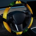 thumbnail image 2 of Pear 14.5 Inch Printing PVC Leather Car Wheel Cover Steering Wheel Cover Auto Accessories, 2 of 6